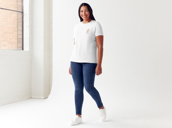 T-Shirt Message Chrétien — "Prier, Semer, S’Aimer"