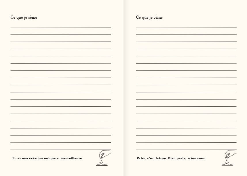 Carnet d'Etude Biblique Notes/Semer